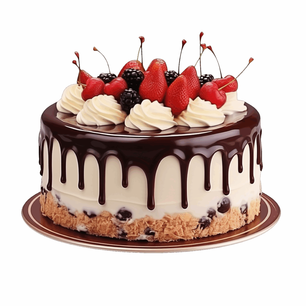 vecteezy ai generated cake clip art 40185536